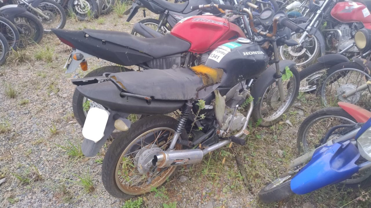 Veículo HONDA CG Honda CG 125 Fan 2007 Sucata Inservível 2007 em leilão