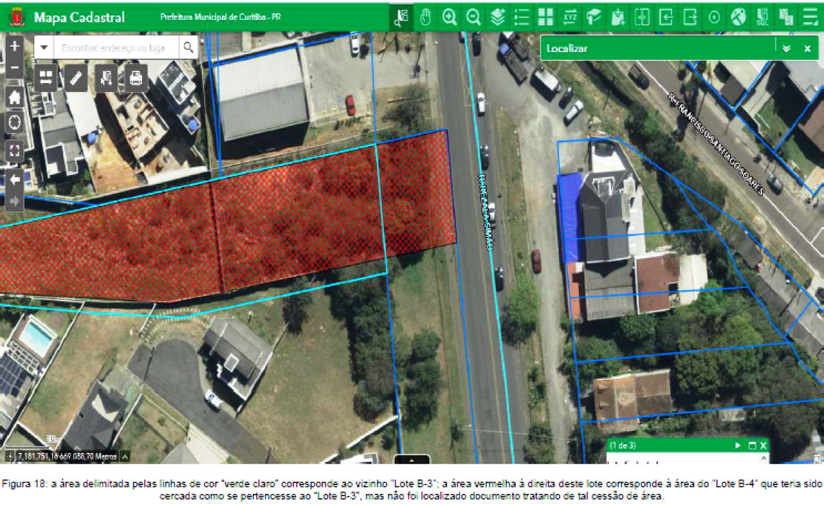 Leilão 279 - Lote 22565 (lote B-4) - Terreno Urbano Em Curitiba/pr, localizado em Curitiba - PR